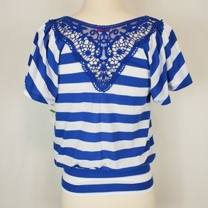 Girls Guess Nautical Top Size 14